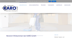 Desktop Screenshot of karo-gmbh.com