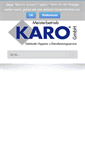 Mobile Screenshot of karo-gmbh.com