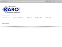 Tablet Screenshot of karo-gmbh.com